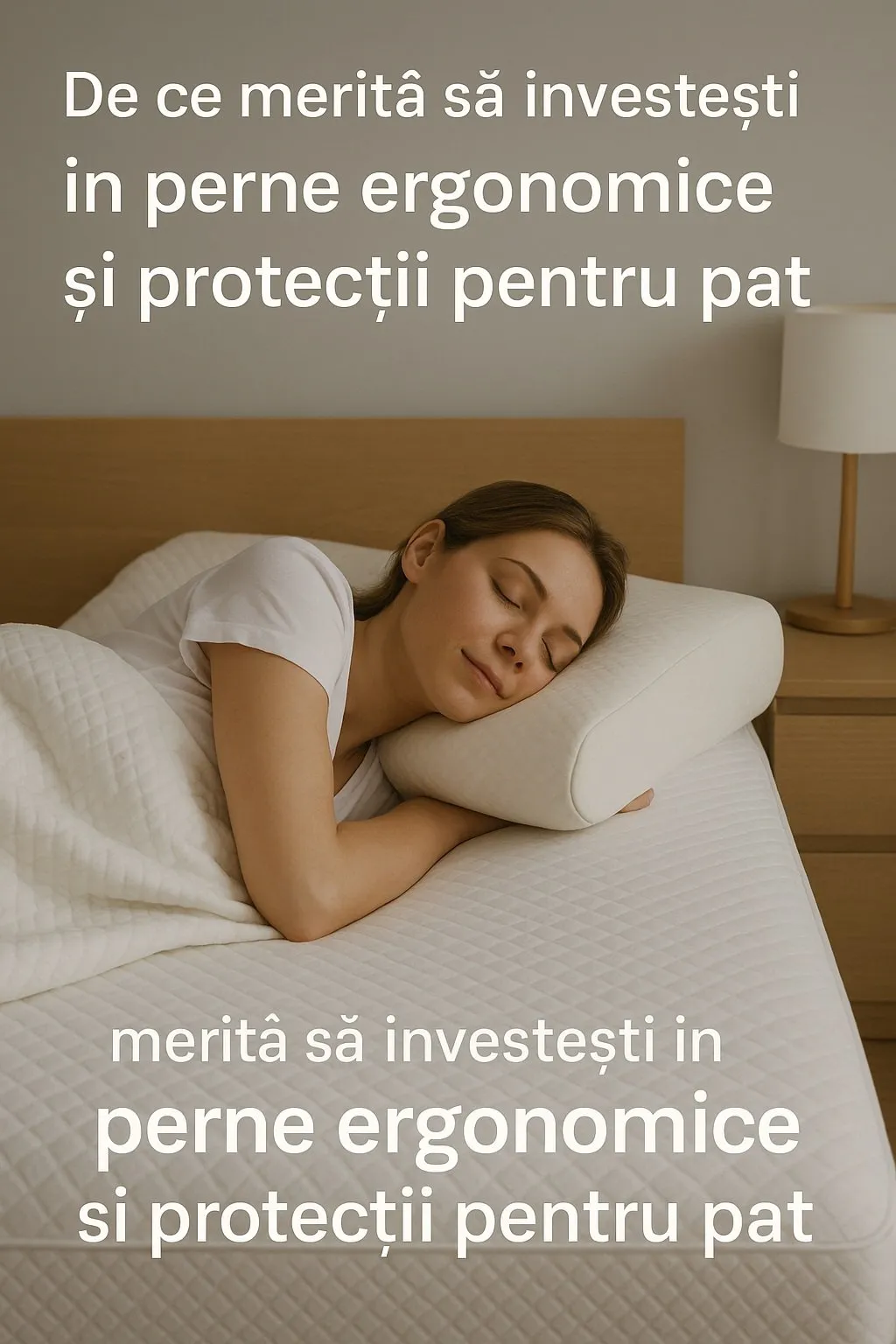 De ce merită să investești în perne ergonomice și protecții pentru pat