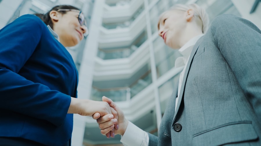 Photo negotiate with suppliers