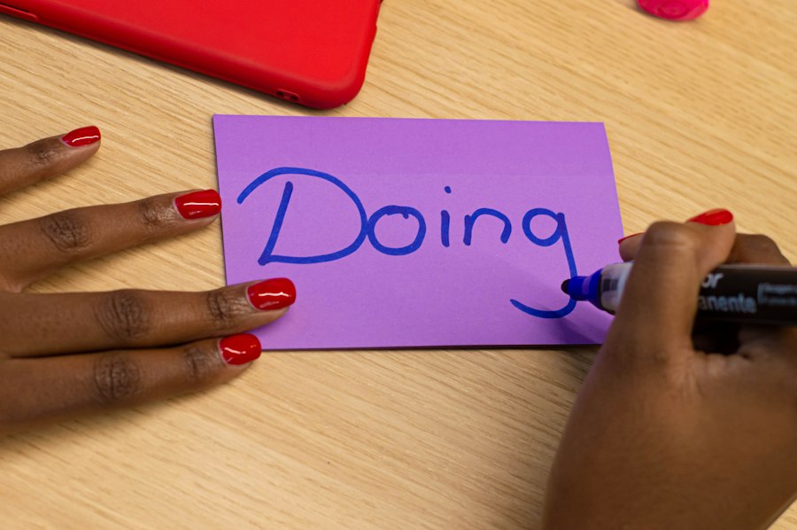 Photo delegating tasks